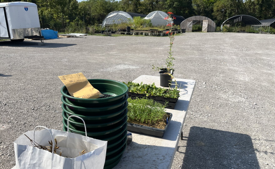 Seed processing equipment helps the Nature Center save native seeds and use them to grow new plants.