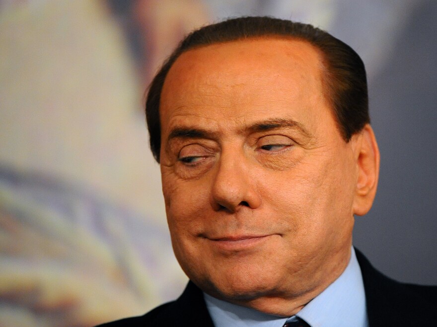 Former Italian Prime Minister Silvio Berlusconi.