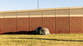 A tent set up in Oklahoma City in late October.