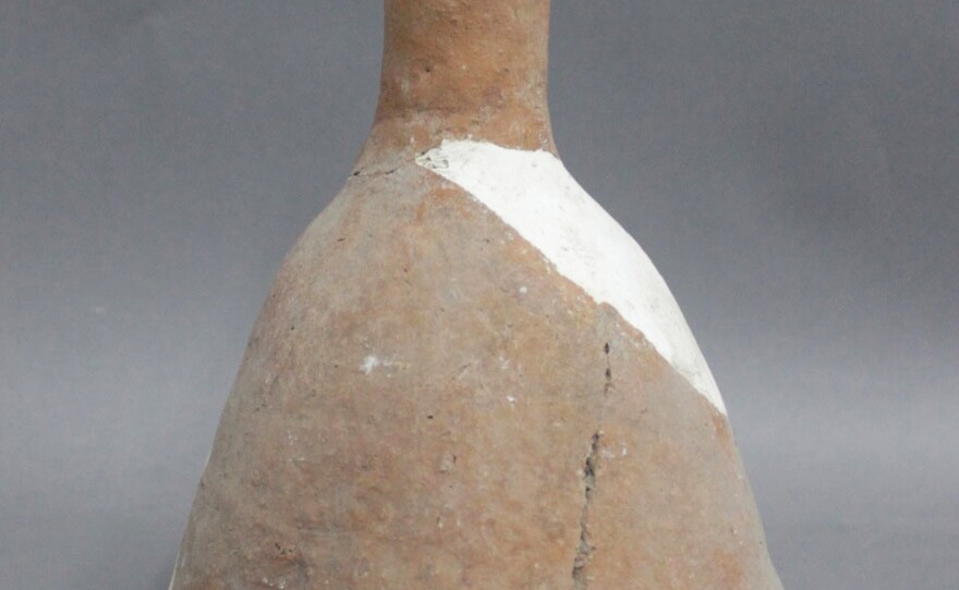 This 5,000-year-old funnel for beer-making was unearthed at a dig site in the Central Plain of China.