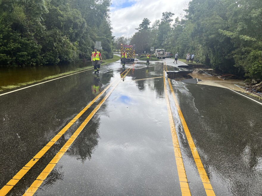 North Carolina's coast has been deluged by the fifth historic flood in 25  years | WUNC