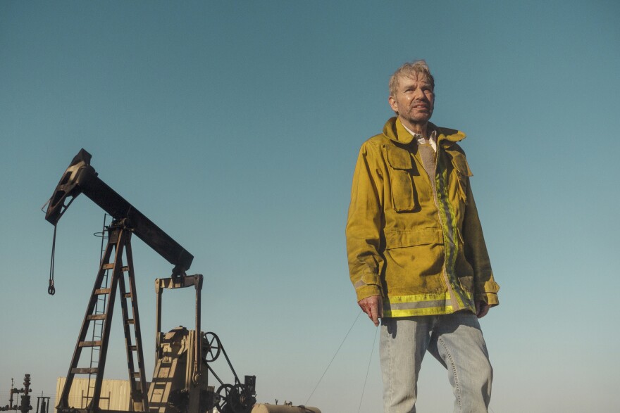 This image released by Paramount+ shows Billy Bob Thornton as Tommy Norris from the series "Landman."