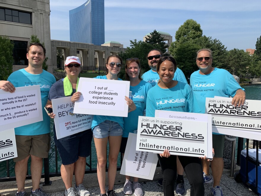 Faith Hope and Love Community kicked off Hunger Awareness Week with a Hunger Walk on Saturday, July 20 at the Indianapolis Canal. This walk was supported by 10 businesses.