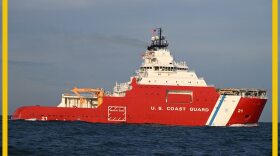 The Coast Guard cutter Storis.