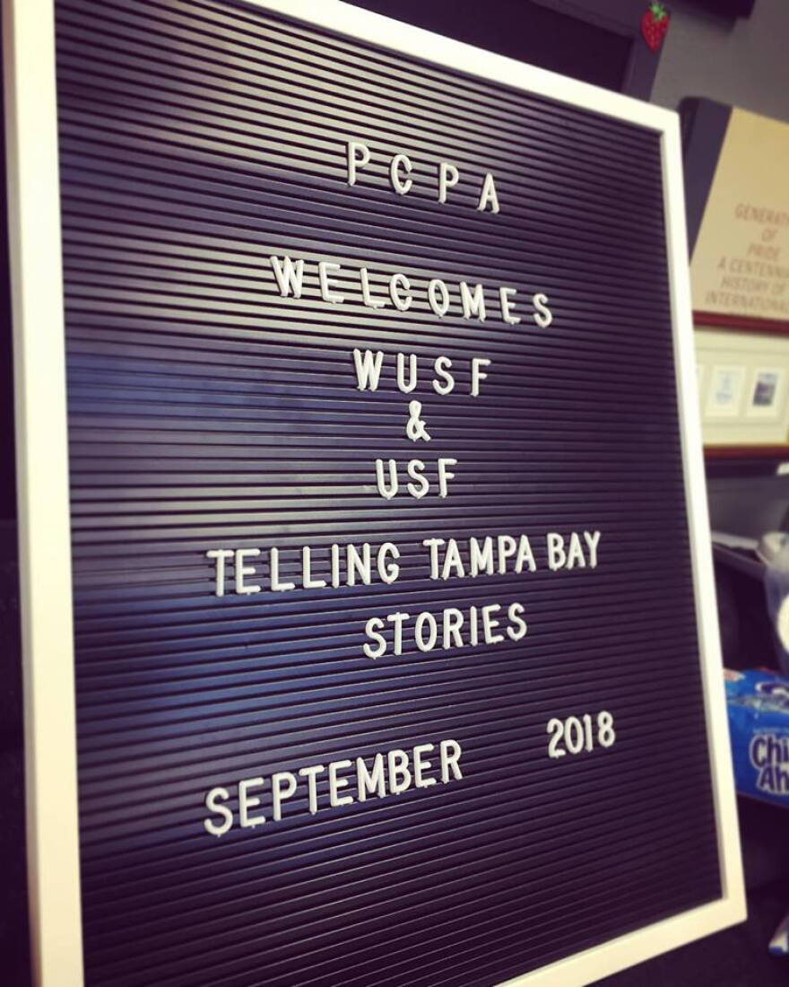 Interviews for this year's Telling Tampa Bay Stories took place at the Plant City Photo Archives and History Center. 