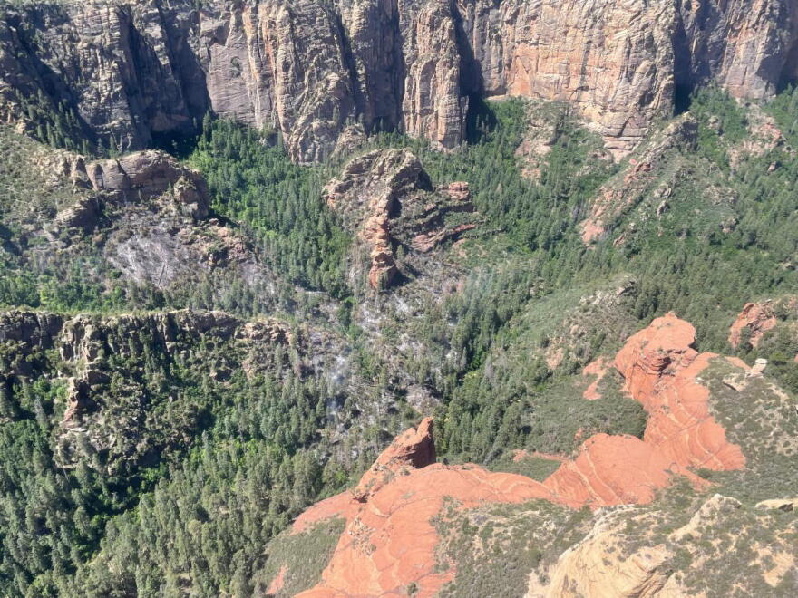 The lightning-caused Miller Fire is burning in the Secret Mountain Wilderness and as of Monday had minimal activity.