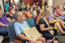 Hopeful supporters of the proposed Anchor Resource Center waited for the Fort Wayne City Council vote on funding the project on Sept. 1, 2026. The vote failed 5-3.