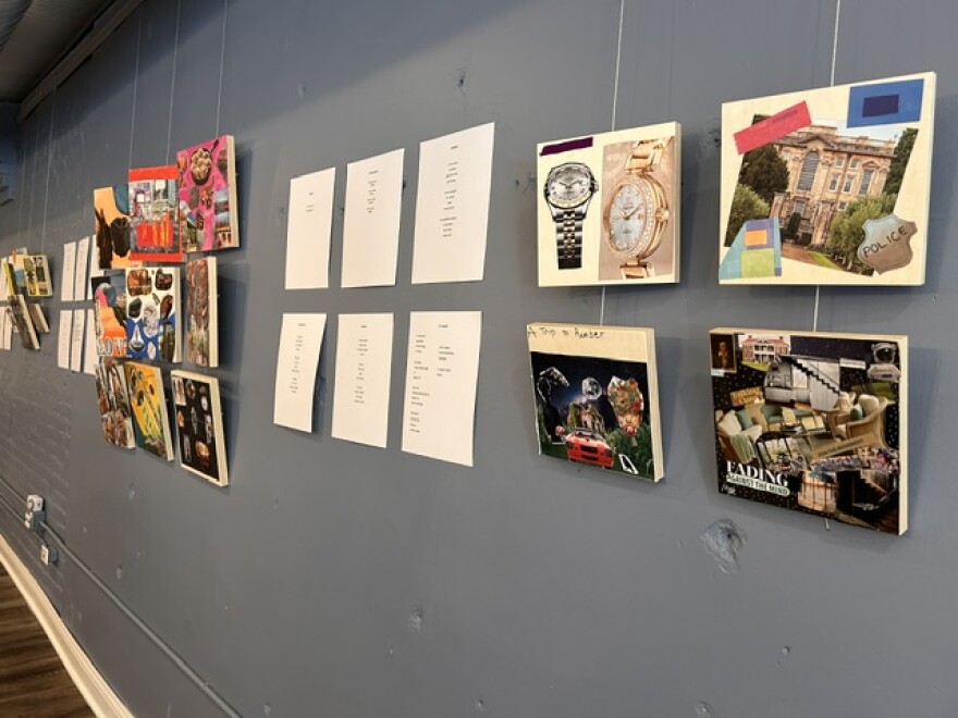 A scene from the "Feels Like Home Exhibit" at the Murray Convention & Visitors Bureau this week