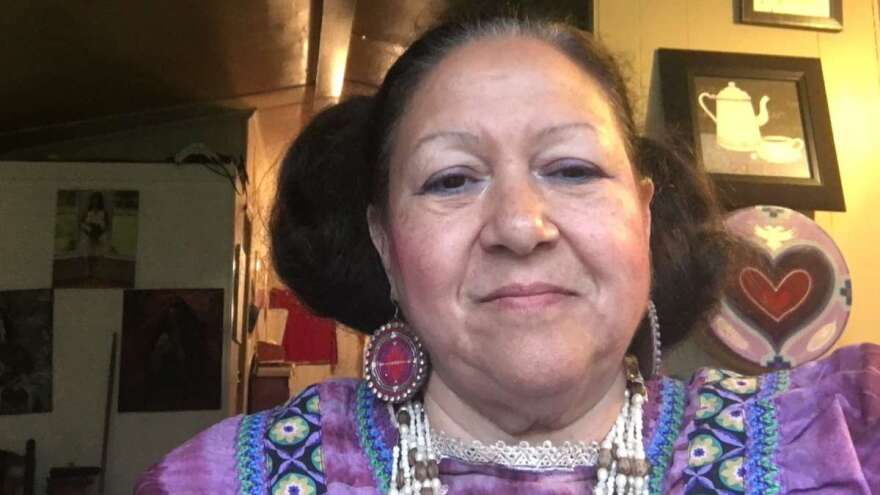 Kay Oxendine of the Haliwa Saponi Tribe in North Carolina, was set to serve as the first woman to emcee of the tribe's annual powwow -- until the event was canceled amid the coronavirus pandemic.