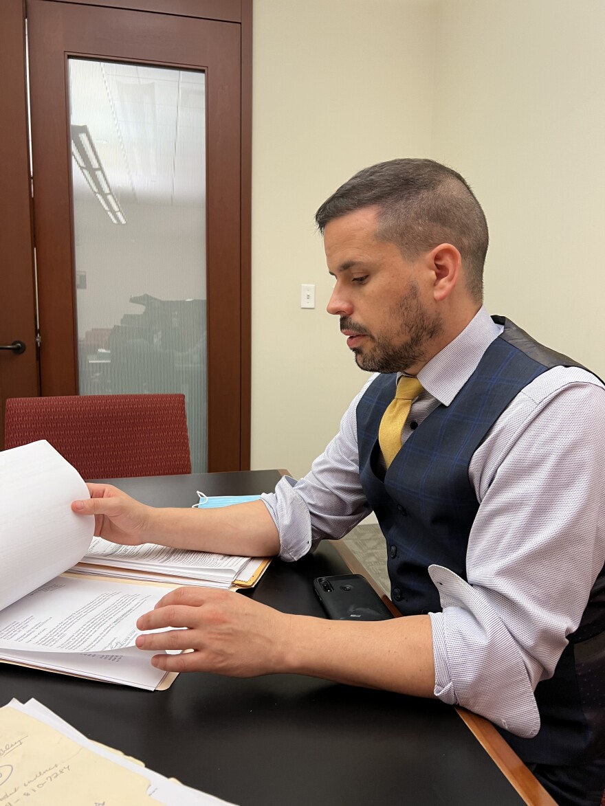 Jason St. Aubin, John's attorney. He hopes that he can get John restored a second time.
