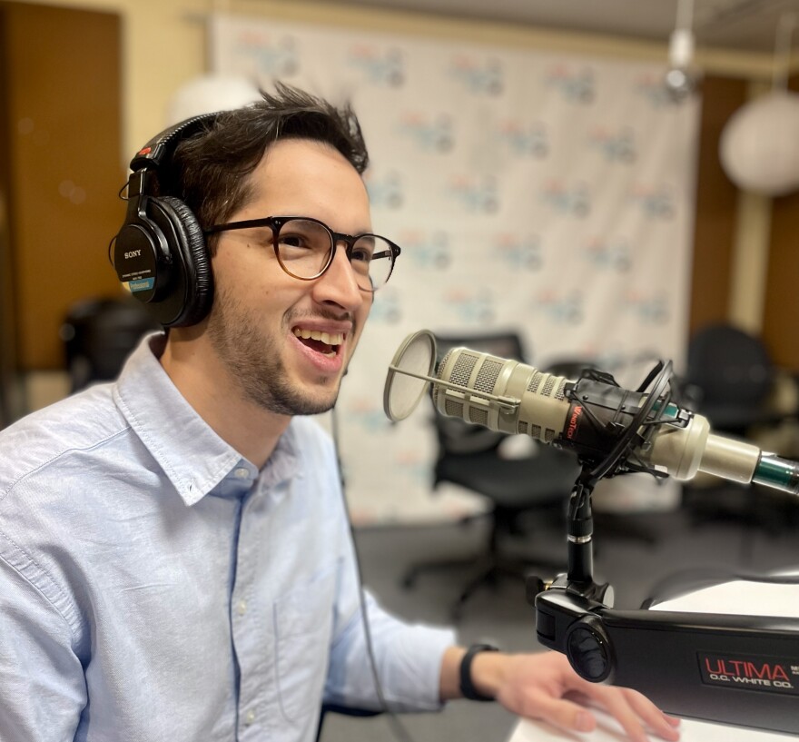 Rodrigo Camargo at the Classical KC studios.
