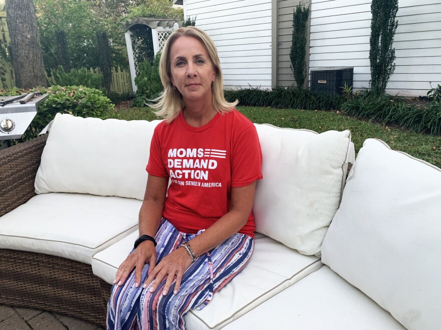 Karen Havekost, a retired city worker, was able to flee Municipal Building 2 during the mass shooting on May 31. She's featured in a TV ad for Democrat Missy Cotter Smasal, and advocates for gun law reform in Virginia. "This is the perfect time to say we have a problem. We can change it."