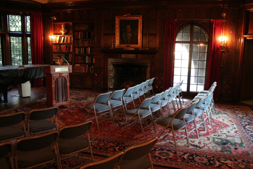 The salon at the Rochester Academy of Medicine