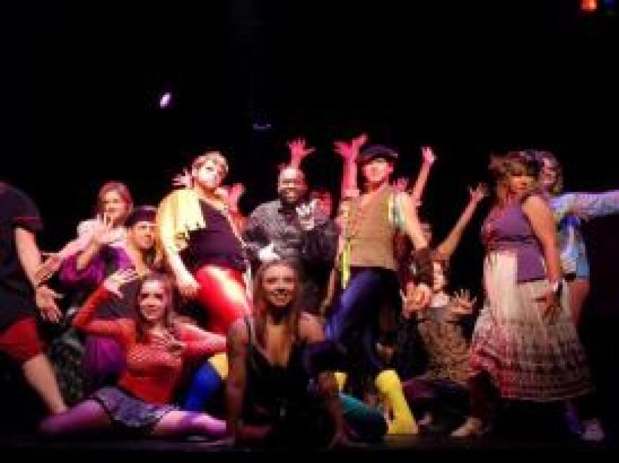 The cast of the Weekend Theater's production of Pippin. 