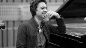 Vijay Iyer at the piano.