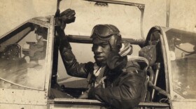 Lieutenant Bertram “Bert” Wilson, father to Pat Wilson Pheanious. Lt. Wilson was a World War II military pilot and Tuskegee Airman.
