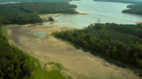 A birds eye view of Jordan Lake