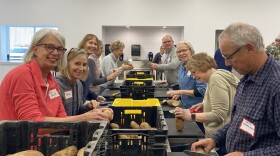At the Kalamazoo Valley Gleaners facility