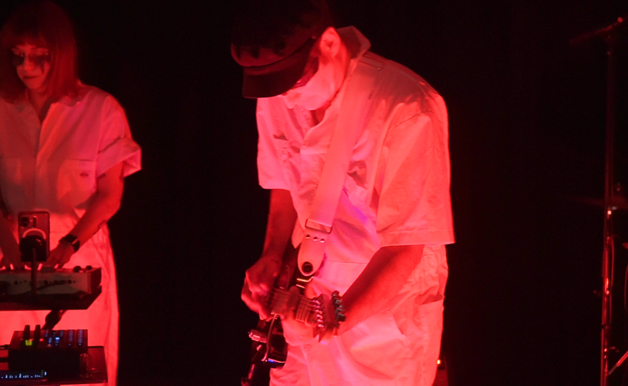 Darklord and the Goons performing live in WNIJ's Studio A
