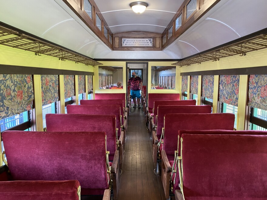 Nick Barrack and his employees gutted and restored the passenger car, restoring it to original condition.