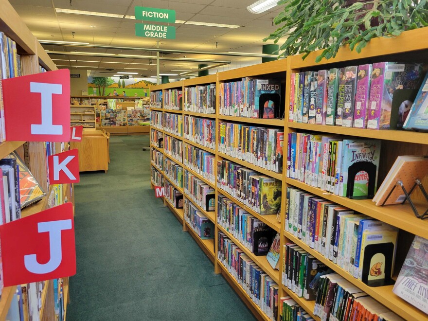 The Springfield Library children's section's section seen on May 19, 2025.