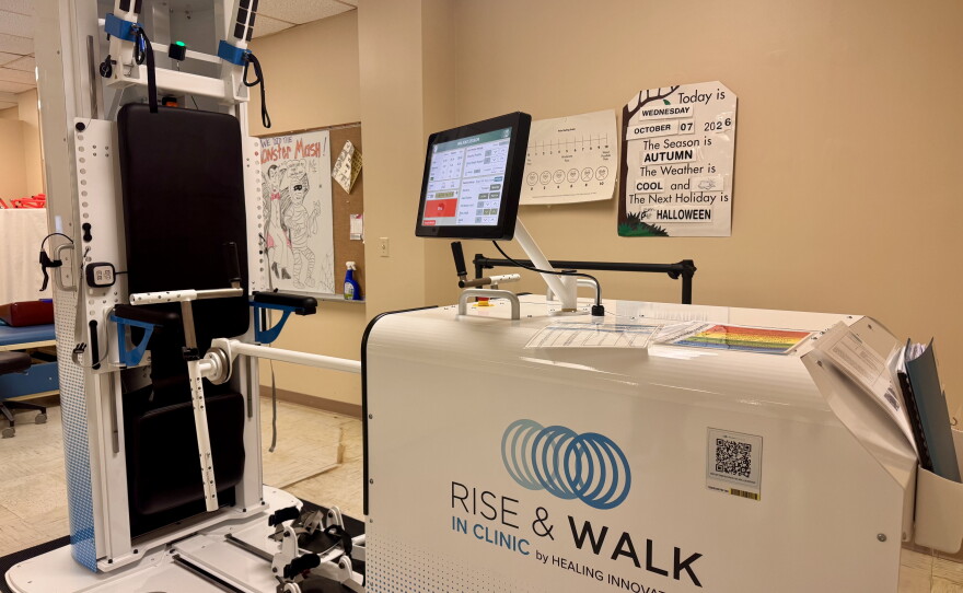 Allied has been using the Rise&Walk for the past few months at its Wilkes-Barre Rehab Hospital.