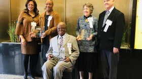 Left to right: RoNita Hawes-Saunders, Debbie Blunden-Diggs, Jesse Gooding Jr., Betsy Whitney, and John Gower.