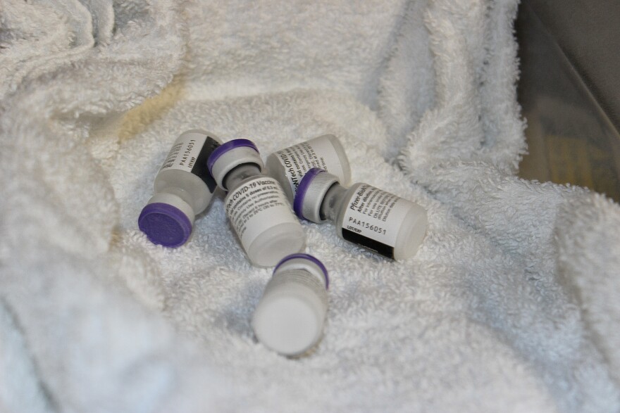 The Pfizer vaccine arrived at Methodist Dallas Medical Center on Monday morning and was administered to frontline healthcare workers starting around 10 a.m.
