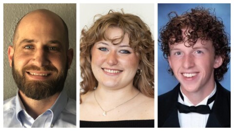 (L-R) Jordan Daniell, Jenna Schweikert, Matt Trunfio head shots