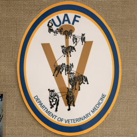 Logo of the UAF Department of Veterinary Medicine