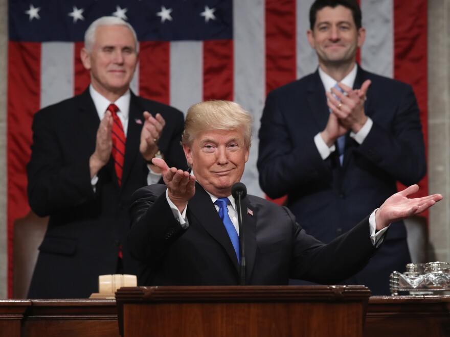 President Trump delivers his State of the Union address on Tuesday night, attracting the ninth-most number of viewers of such a speech since 1993.