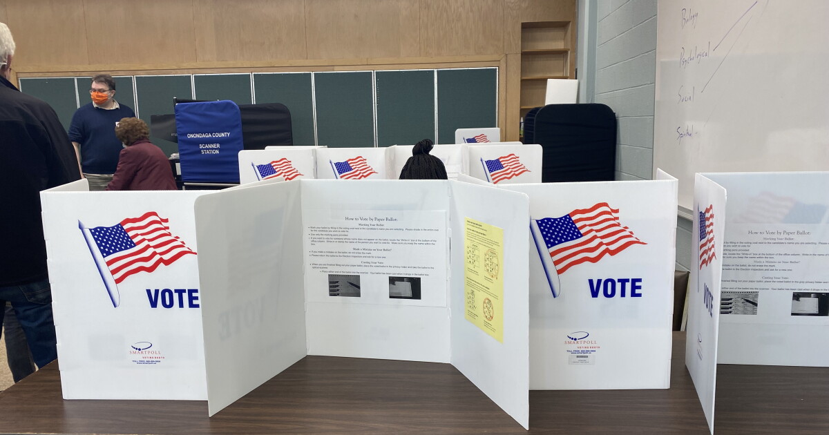 In-person early voting gets underway Saturday in Onondaga County