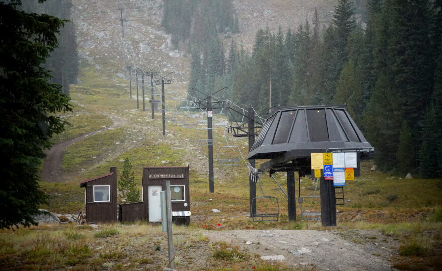 The ski lift at the Anthony Lakes Ski Area in Baker County, Ore., on Sept. 5, 2026.