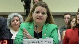 New Mexico Secretary of State Maggie Toulouse Oliver testifies on September 11, 2024 at a congressional hearing on election integrity.