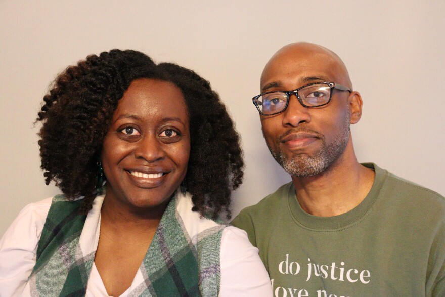 Adrienne and Jamal Davis