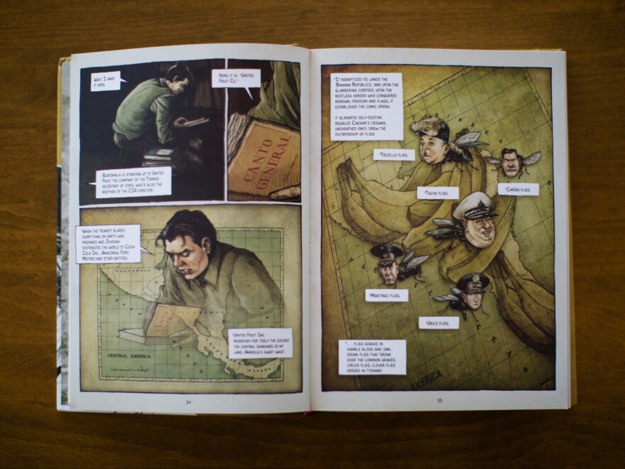 A page from <em>Che: A Revolutionary Life</em> by Jon Lee Anderson and José Hernández.