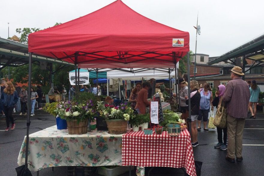 The Bloomington Community Farmers’ Market is open every Saturday, April-November, featuring over 100 vendors selling home-grown foods, plants and handcrafted goods.