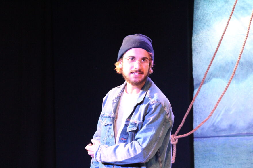 Cody Farkas is Richard Dreyfuss in 'The Shark Is Broken.'