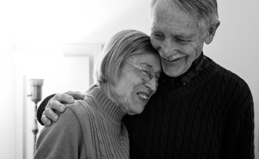 The Schachners met in the 1960s when they lived across the street from each other. Lou Ann says since then they have lived along Lake Michigan because she loves the water.