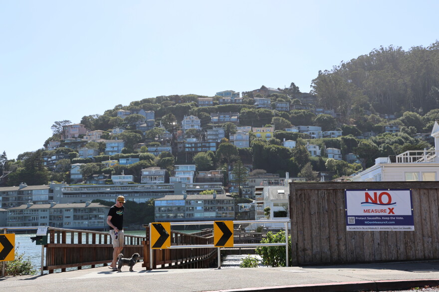 View from Sausalito's Historical Downtown neighborhood, which is not impacted by Measure X.