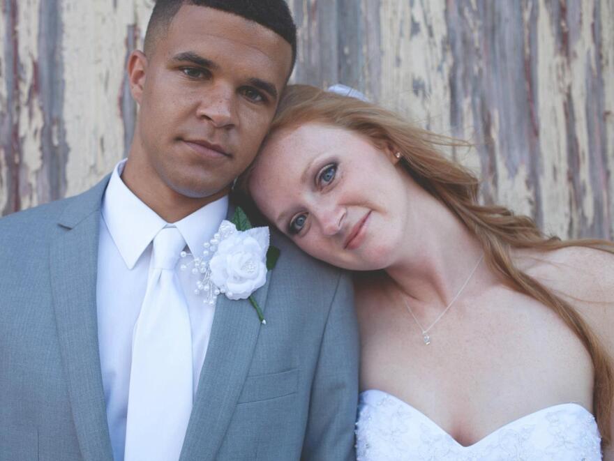 Evan and Rita Woodson started dating as high school seniors in Owasso, Okla. They were married in 2012.