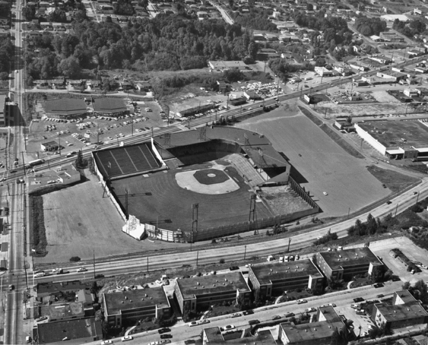 Sick's Stadium in 1967 / Seattle Municipal Archives