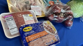 Groceries from a a Dave's Market in Cleveland.