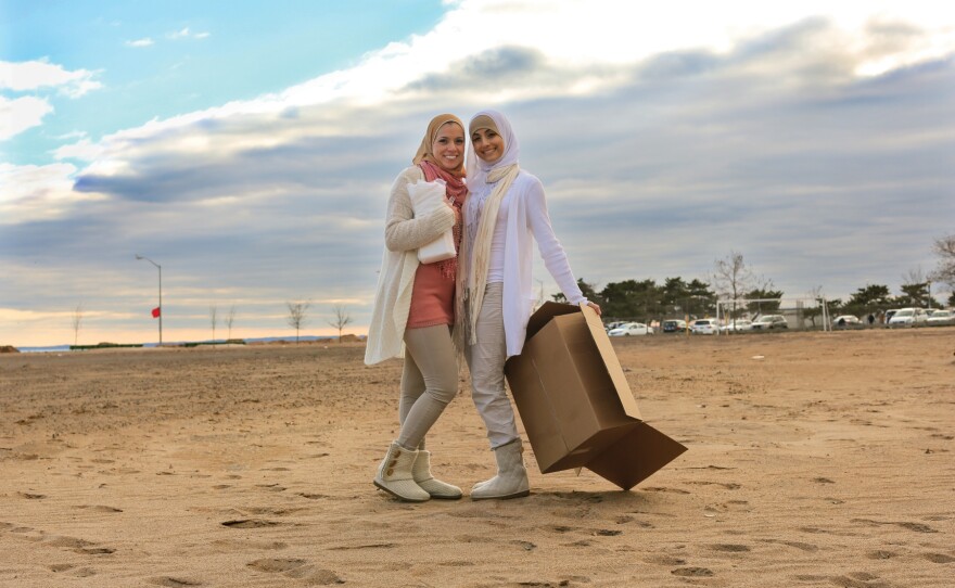 "While surveying hurricane damage on Staten Island, I came across these volunteers from the Muslim-American Society," Stanton writes. "They paused for a quick picture before heading back to their car for more supplies."