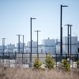A Data Center is shown in a Wisconsin location (Angela Major, Wisconsin Public Radio)