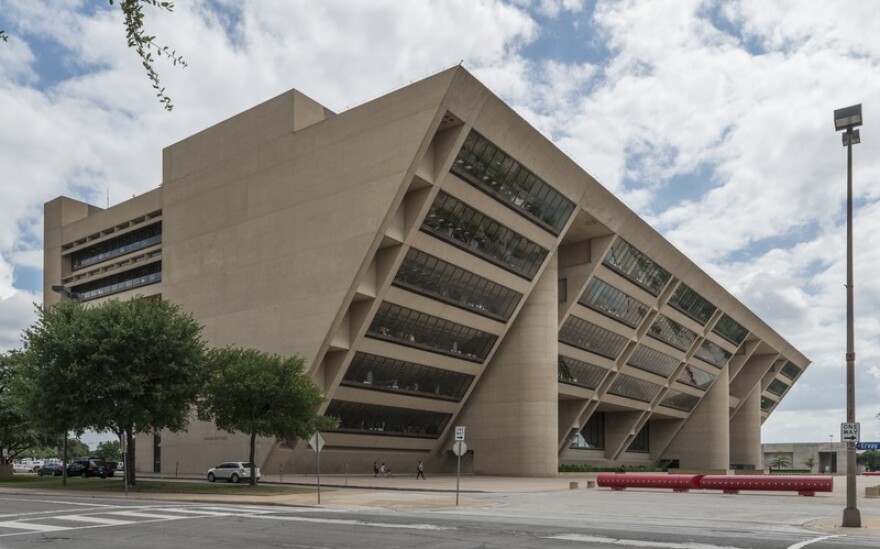 Exterior of Dallas City Government Building