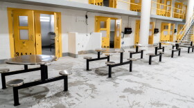 Upgraded tables and features to the City Justice Center on Wednesday, May 4, 2022, at the jail in downtown St. Louis.