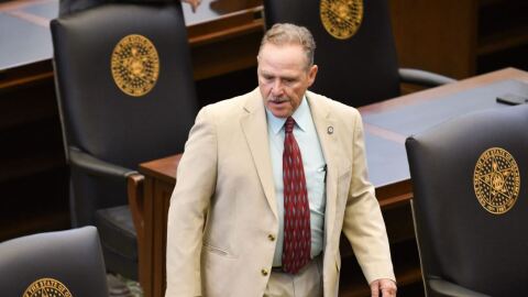 Rep. Danny Sterling attends a special session of the state House at the Oklahoma Capitol on Oct. 3, 2023.