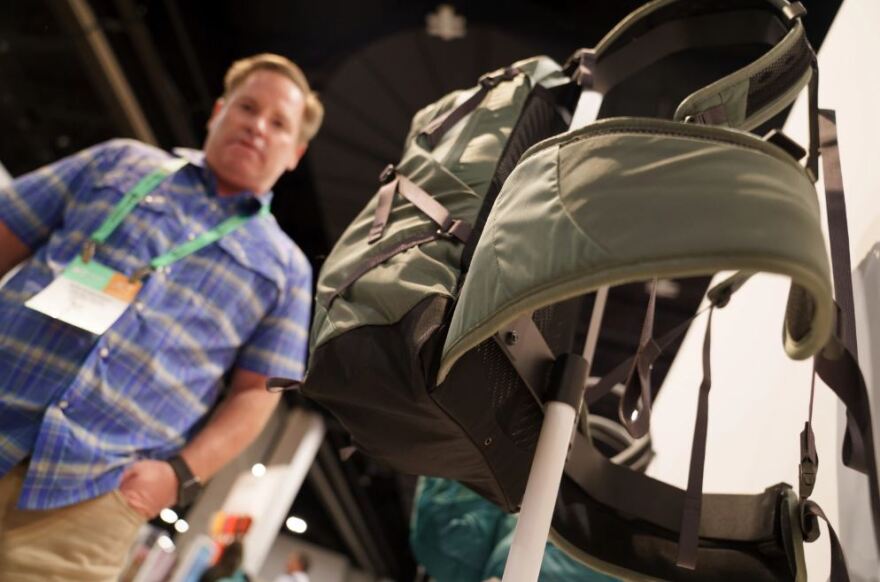 Rob Bondurant, vice president of marketing for Osprey Packs, designers of the Extended Fit line of packs.