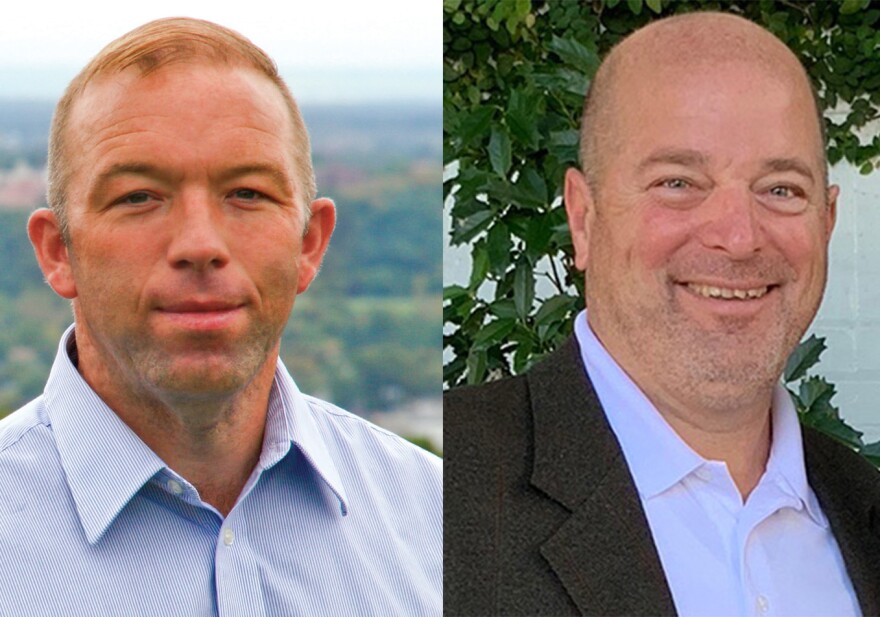 Democrat Marty Masterpole, left, and Republican Casey Jordan are both seeking election for Onondaga County Comptroller.